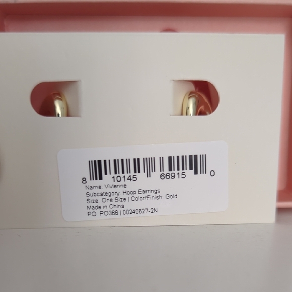 Ana Luisa Huggie Gold Earrings 14k Plated - Picture 3 of 4